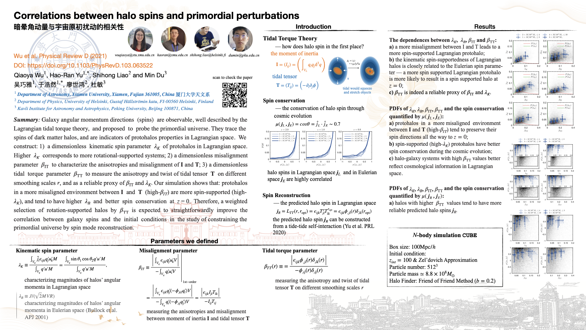 Preview of the cosmological N-body simulation poster